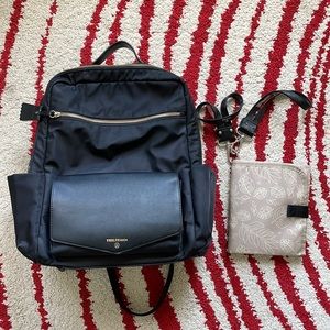 EUC TwelveLittle Peek-a-boo Backpack with changing pad and stroller straps